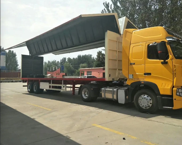 3 Axis 40 Foot Open Wing Cargo Trailer suppliers