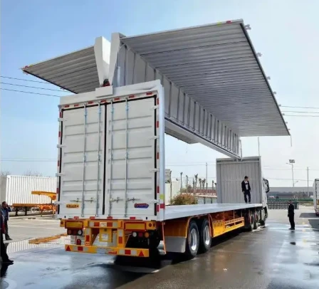 3 Axis 40 Foot Open Wing Cargo Trailer