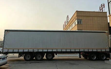 3 Axis Freight Transport Side Curtain Semi Trailer price