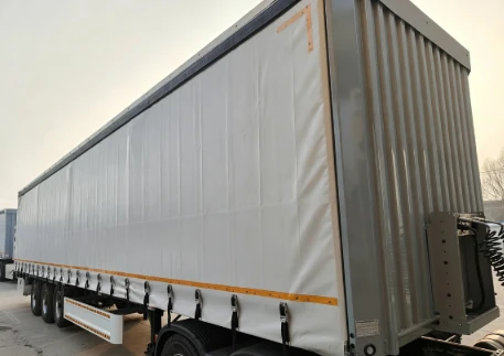 3 Axis Freight Transport Side Curtain Semi Trailer factory