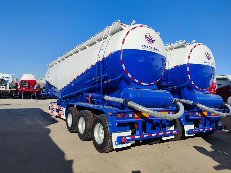 3-Axle Bulk Ash/Cement Tank Semi-Trailer suppliers
