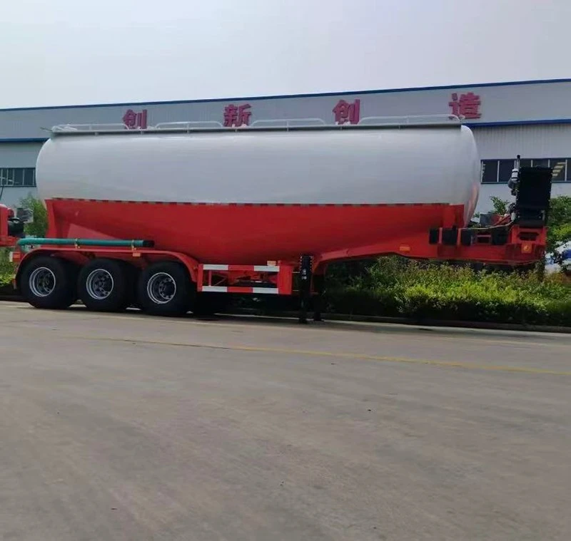 3 axle bulk cement carrier trailer factory