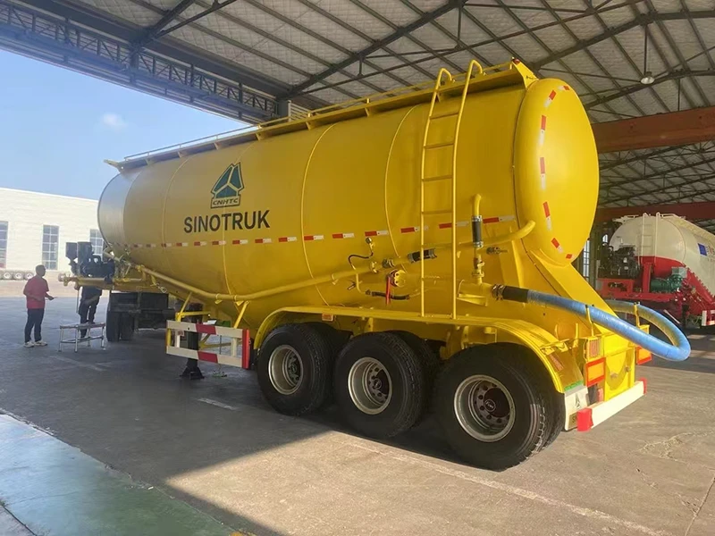 3 axle bulk cement trailer