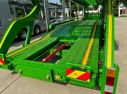 3 Axle Double Decker Semi Trailer For Automobile Transportation best