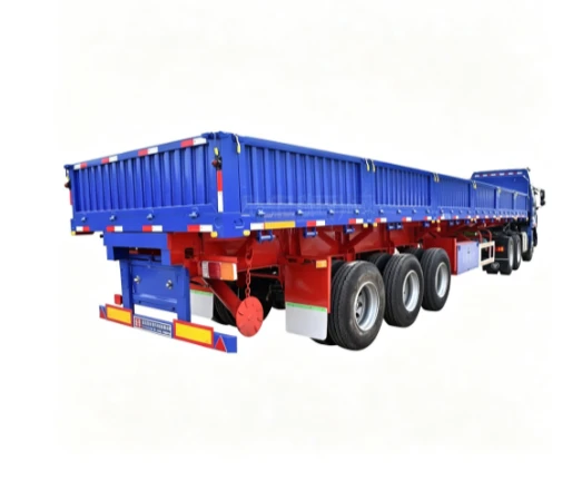 3 Axle Grain Bulk Cargo Transport Rollover Semi Trailer price