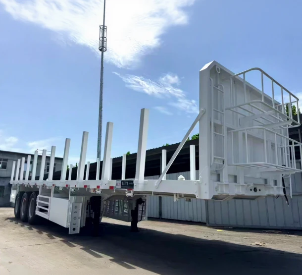 3 Axle Semi Trailer For Transporting Firewood