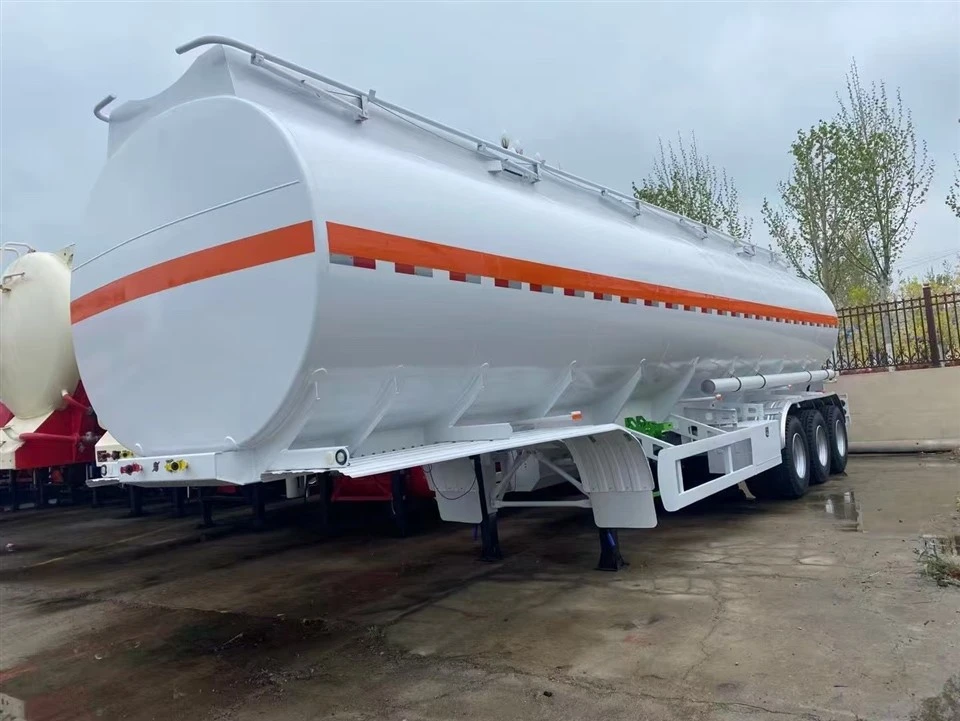 3 Axle 45 Cubic Meter Carbon Steel Semi Trailer