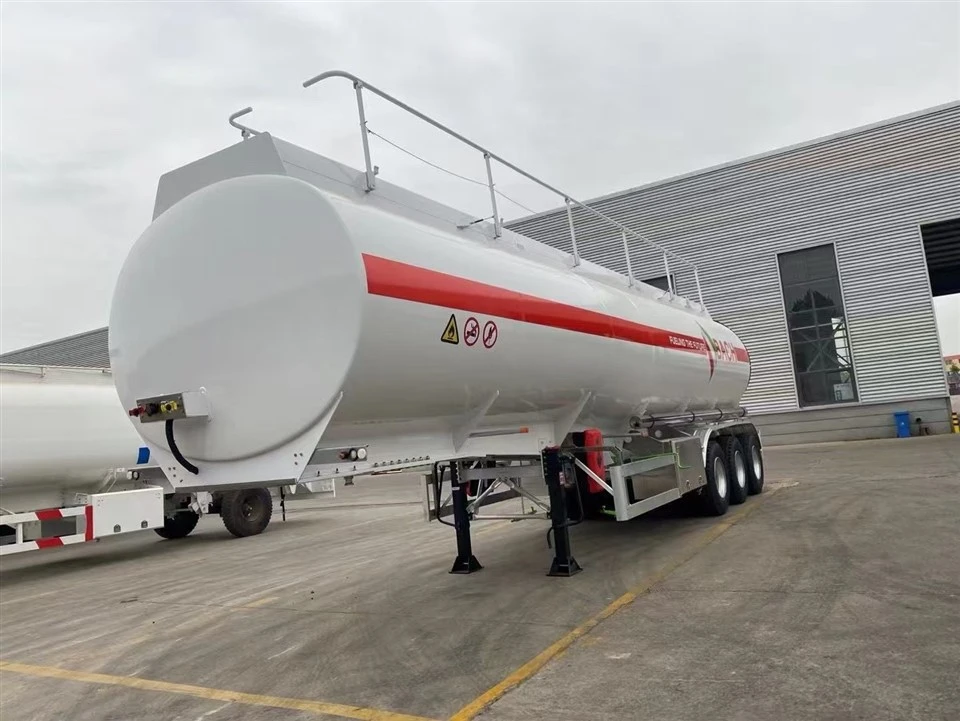 3 Axle 45 Cubic Meter Carbon Steel Semi Trailer factory