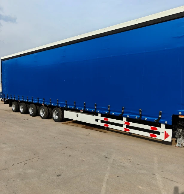 5 Axle Cargo Trailer 53 Foot Box Semi Trailer factory