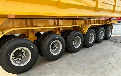6 Axle Rear Dump Semi Trailer high quality