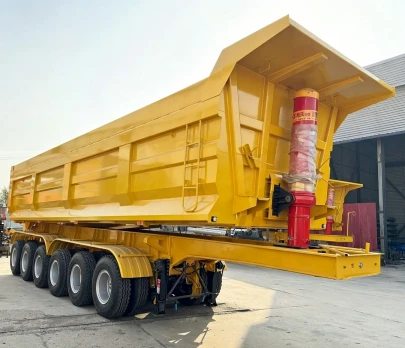 6 Axle Rear Dump Semi Trailer price