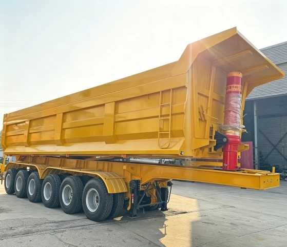 6 Axle Rear Dump Semi Trailer
