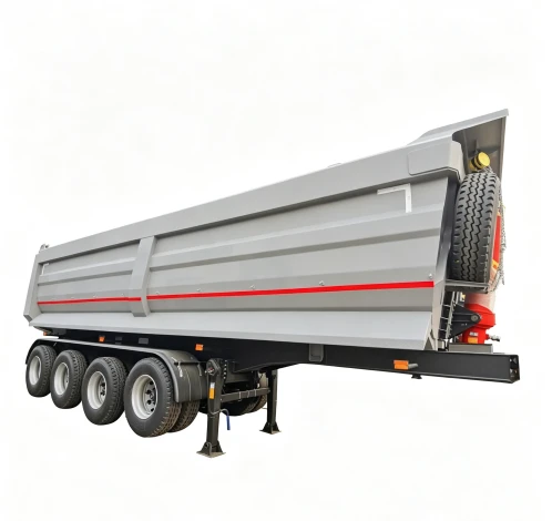 Chinese Made Rear Flip Semi Trailer
