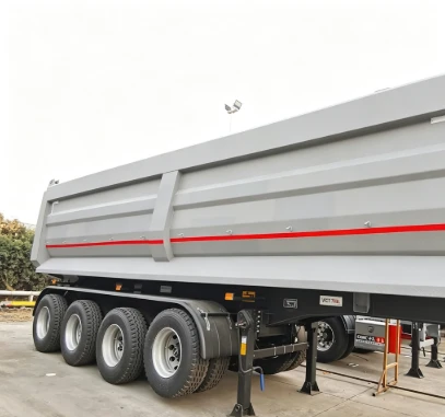 Chinese Made Rear Flip Semi Trailer suppliers