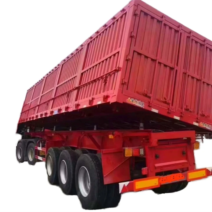 Flip Dump Semi-trailer With 3 Axles