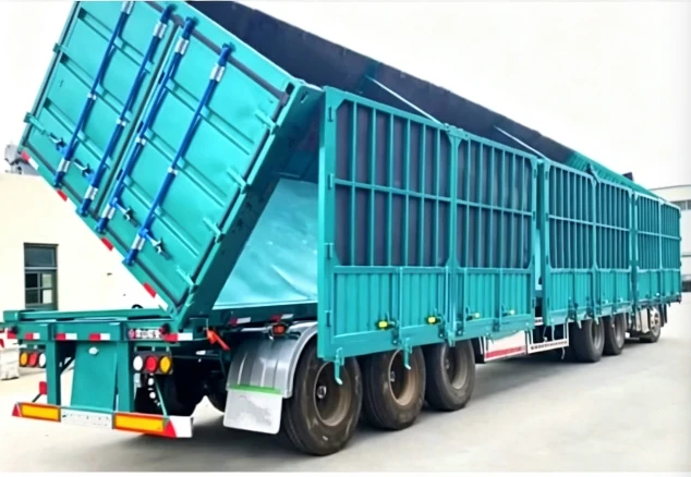 Flip Dump Semi-trailer With 3 Axles best