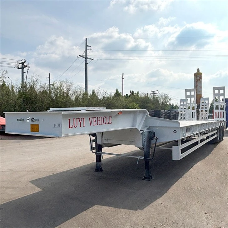 Foldable Gooseneck Lowbed Traile