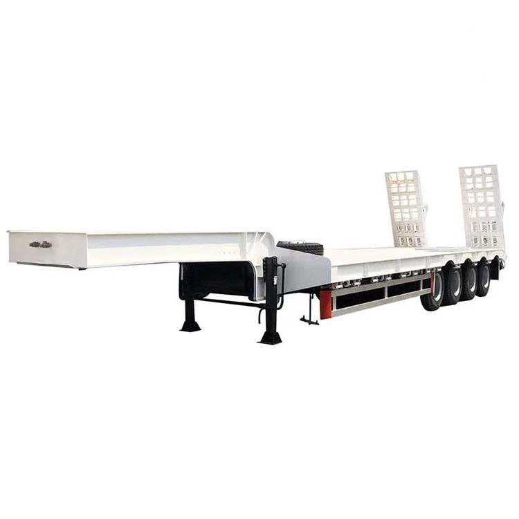 Four Axle Heavy Equipment Transport Semi Trailer suppliers