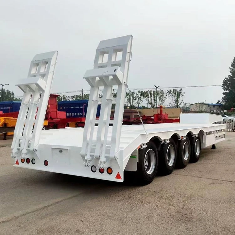 Four Axle Heavy Equipment Transport Semi Trailer best