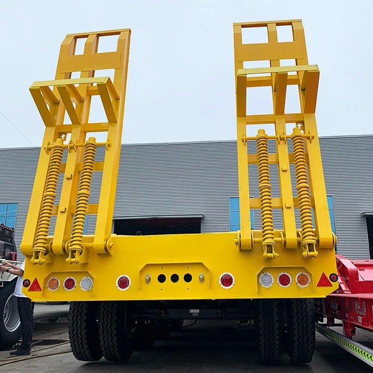 Four Axle Heavy Equipment Transport Semi Trailer price