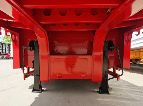 Gooseneck 4 Axle Low Flatbed Semi Trailer suppliers