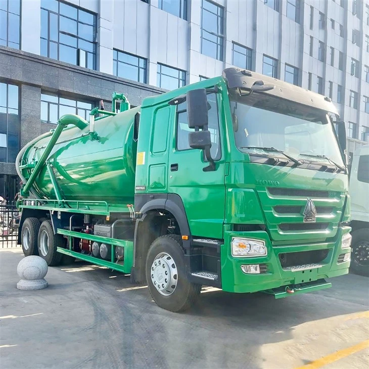 HOWO 6X4 10 Wheel Vacuum Tank Truck Sewage Truck price
