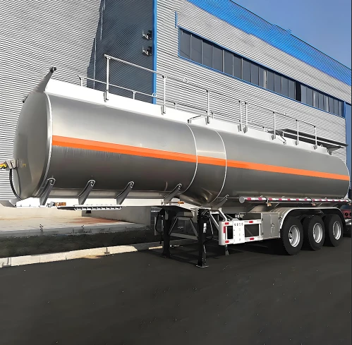 Large Capacity 3 Axis Oil Tank Semi Trailer price