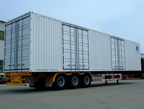 Tri Axle Box Semi Trailers