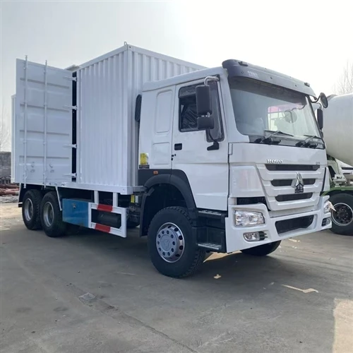 Ready‑to‑Ship HOWO 6x4 Box Cargo Truck For Overseas Clients
