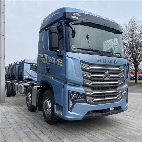 Sinotruk HOWO TS7‑E 6x4 Electric Tractor Truck New Energy Heavy Truck For Export