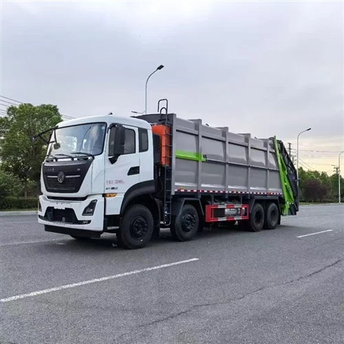 New Dongfeng 8x4 Compactor Garbage Truck 38CBM For Municipal Waste Management Export